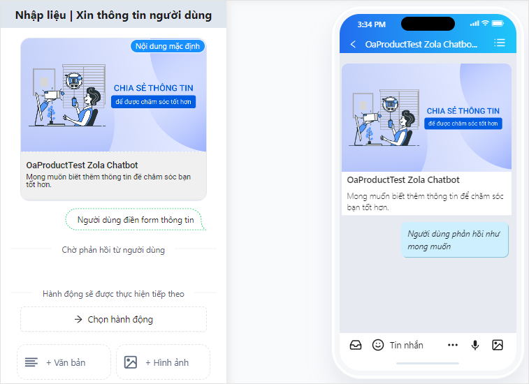 Ví dụ nhập liệu